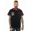 Dragstrip Clothing Mens Bowling Shirt Live Fast Die Free